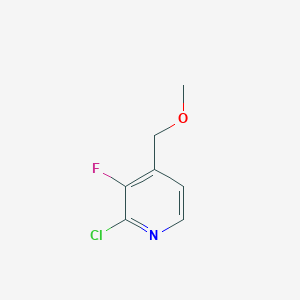 molecular formula C7H7ClFNO B6293368 2-Chloro-3-fluoro-4-(methoxymethyl)pyridine CAS No. 2404734-39-8