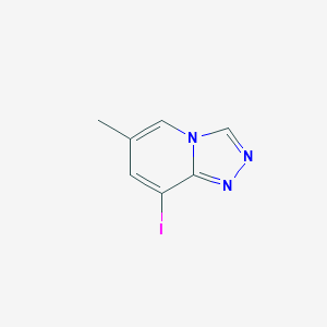 molecular formula C7H6IN3 B6293408 8-Iodo-6-methyl-[1,2,4]triazolo[4,3-a]pyridine CAS No. 2379322-85-5