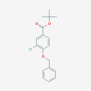 molecular formula C18H19ClO3 B6293424 tert-Butyl 4-(benzyloxy)-3-chlorobenzoate CAS No. 2379322-84-4