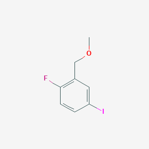 molecular formula C8H8FIO B6293481 1-Fluoro-4-iodo-2-(methoxymethyl)benzene CAS No. 2379321-85-2
