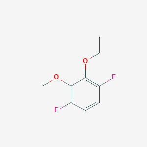 molecular formula C9H10F2O2 B6293503 2-Ethoxy-1,4-difluoro-3-methoxybenzene CAS No. 2379322-82-2