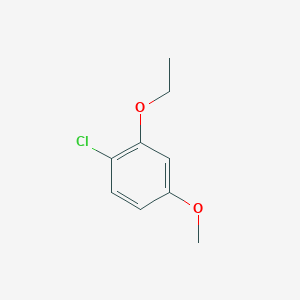 molecular formula C9H11ClO2 B6293557 1-Chloro-2-ethoxy-4-methoxybenzene CAS No. 2379322-24-2
