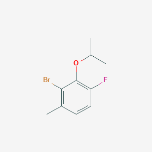 molecular formula C10H12BrFO B6293592 2-Bromo-4-fluoro-3-isopropoxy-1-methylbenzene CAS No. 2379321-92-1