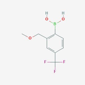 molecular formula C9H10BF3O3 B6293695 (2-(Methoxymethyl)-4-(trifluoromethyl)phenyl)boronic acid CAS No. 2011780-40-6