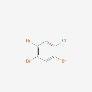 molecular formula C7H4Br3Cl B6293699 1,2,5-Tribromo-4-chloro-3-methylbenzene CAS No. 2379321-91-0