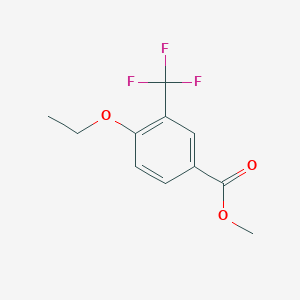 molecular formula C11H11F3O3 B6293719 Methyl 4-ethoxy-3-(trifluoromethyl)benzoate CAS No. 2379321-56-7
