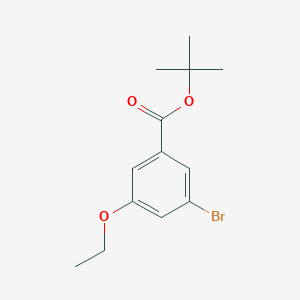 molecular formula C13H17BrO3 B6293744 tert-Butyl 3-bromo-5-ethoxybenzoate CAS No. 2379322-21-9