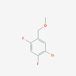 molecular formula C8H7BrF2O B6293761 1-Bromo-2,4-difluoro-5-(methoxymethyl)benzene CAS No. 2379322-52-6