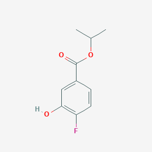 molecular formula C10H11FO3 B6293763 Isopropyl 4-fluoro-3-hydroxybenzoate CAS No. 2379321-69-2