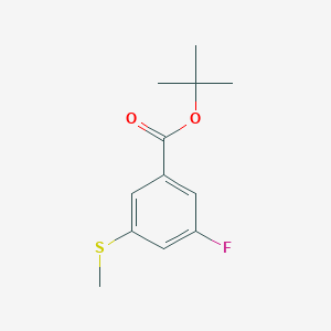 tert-Butyl 3-fluoro-5-(methylthio)benzoate
