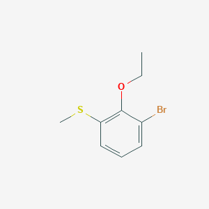 molecular formula C9H11BrOS B6293789 (3-Bromo-2-ethoxyphenyl)(methyl)sulfane CAS No. 2379321-50-1