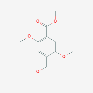 molecular formula C12H16O5 B6293810 Methyl 2,5-dimethoxy-4-(methoxymethyl)benzoate CAS No. 2113984-36-2