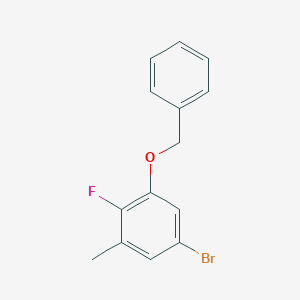 1-(Benzyloxy)-5-bromo-2-fluoro-3-methylbenzene