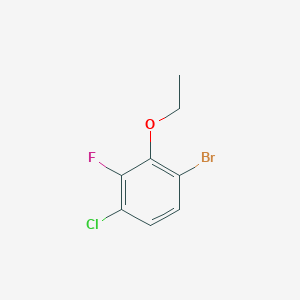 molecular formula C8H7BrClFO B6293819 1-Bromo-4-chloro-2-ethoxy-3-fluorobenzene CAS No. 2379321-24-9