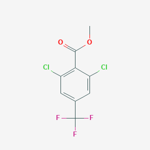 molecular formula C9H5Cl2F3O2 B6293835 Methyl 2,6-dichloro-4-(trifluoromethyl)benzoate CAS No. 2379322-18-4