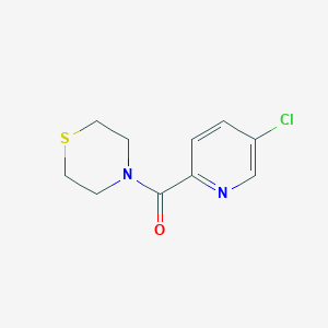 molecular formula C10H11ClN2OS B6293997 (5-Chloropyridin-2-yl)(thiomorpholino)methanone CAS No. 2364585-04-4