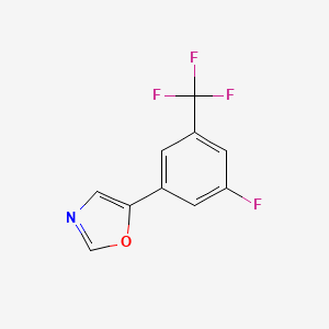 5-(3-fluoro-5-(trifluoromethyl)phenyl)oxazole