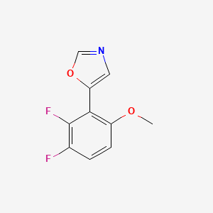 molecular formula C10H7F2NO2 B6294200 5-(2,3-difluoro-6-methoxyphenyl)oxazole CAS No. 2364585-08-8