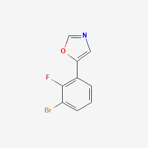 5-(3-bromo-2-fluorophenyl)oxazole