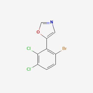 5-(6-bromo-2,3-dichlorophenyl)oxazole