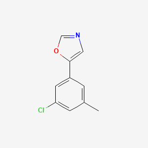 5-(3-chloro-5-methylphenyl)oxazole
