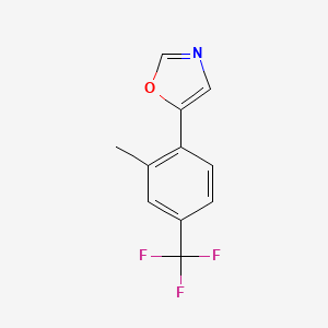 5-(2-methyl-4-(trifluoromethyl)phenyl)oxazole