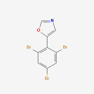 molecular formula C9H4Br3NO B6294328 5-(2,4,6-tribromophenyl)oxazole CAS No. 2364584-82-5