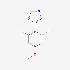 molecular formula C10H7F2NO2 B6294382 5-(2,6-Difluoro-4-methoxyphenyl)oxazole CAS No. 2364585-20-4