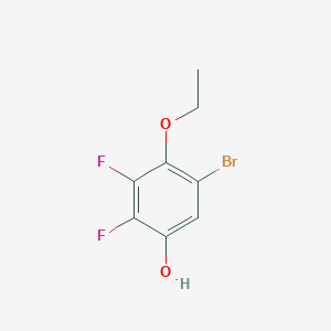 molecular formula C8H7BrF2O2 B6294430 5-Bromo-2,3-difluoro-4-ethoxyphenol CAS No. 2271443-08-2