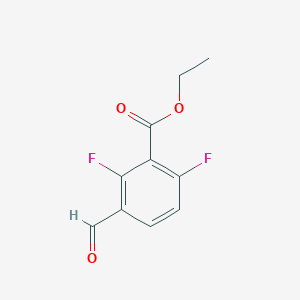 molecular formula C10H8F2O3 B6294456 Ethyl 2,6-Difluoro-5-formylbenzoate CAS No. 2271442-96-5