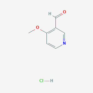 molecular formula C7H8ClNO2 B6294574 4-Methoxynicotinaldehyde hydrochloride CAS No. 2364584-59-6