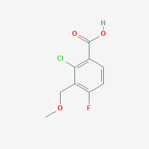 2-Chloro-4-fluoro-3-(methoxymethyl)benzoic acid