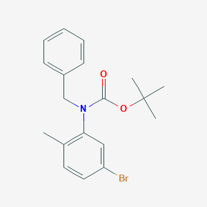 molecular formula C19H22BrNO2 B6294583 tert-Butyl benzyl(5-bromo-2-methylphenyl)carbamate CAS No. 2364584-58-5