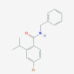 molecular formula C17H18BrNO B6294587 N-Benzyl-4-bromo-2-isopropylbenzamide CAS No. 2364585-12-4