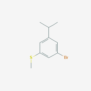 molecular formula C10H13BrS B6294619 (3-Bromo-5-isopropylphenyl)(methyl)sulfane CAS No. 1807646-38-3