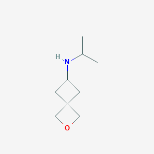 molecular formula C9H17NO B6294703 N-Isopropyl-2-oxaspiro[3.3]heptan-6-amine CAS No. 2565807-76-1