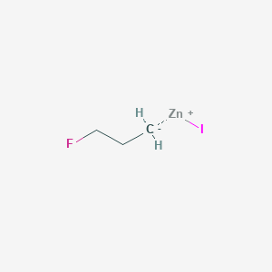 molecular formula C3H6FIZn B6294861 3-Fluoropropylzinc iodide, 0.50 M in THF CAS No. 1037176-27-4