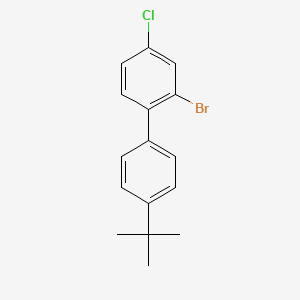 molecular formula C16H16BrCl B6295066 2-Bromo-4’-(t-butyl)-4-chloro-1,1’-biphenyl CAS No. 2389017-93-8