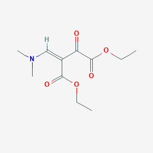 molecular formula C11H17NO5 B6295142 2-[1-Dimethylamino-metH-(Z)-ylidene]-3-oxo-succinic acid diethyl ester, 95% CAS No. 130187-88-1