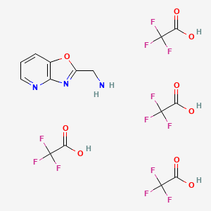 ([1,3]Oxazolo[4,5-b]pyridin-2-ylmethyl)amine tetrakis(trifluoroacetate), 95%
