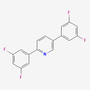 2,5-Bis(3,5-difluorophenyl)pyridine