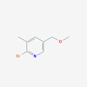 2-Bromo-5-(methoxymethyl)-3-methylpyridine