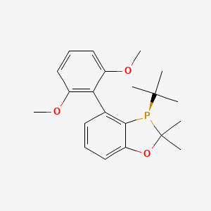 (R)-3-(tert-Butyl)-4-(2,6-dimethoxyphenyl)-2,2-dimethyl-2,3-dihydrobenzo[d][1,3]oxaphosphole, 97% (>99% ee)