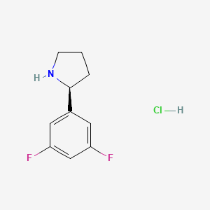 (S)-2-(3,5-Difluorophenyl)pyrrolidine hydrochloride