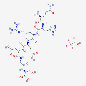 molecular formula C33H50F3N13O16 B6295329 Q-Peptide Trifluoroacetate CAS No. 1361235-89-3