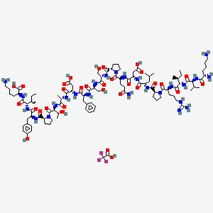molecular formula C102H160F3N25O31 B6295347 Cullin-Associated NEDD8-Dissociated Protein 1 (548-566) Trifluoroacetate CAS No. 2243207-02-3