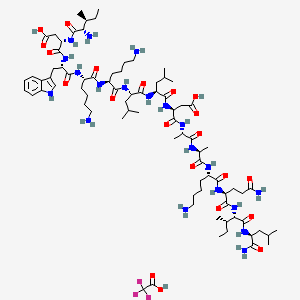 molecular formula C80H133F3N20O21 B6295384 Polybia-MP1 Trifluoroacetate CAS No. 872043-01-1