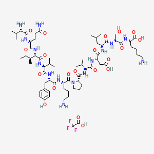 molecular formula C67H110F3N15O20 B6295486 Tau Peptide (306-317) Trifluoroacetate CAS No. 1003007-59-7