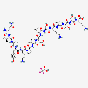 molecular formula C80H134F3N19O25 B6295506 Tau肽（307-321）三氟醋酸盐 CAS No. 330456-50-3