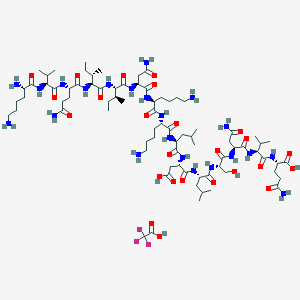 molecular formula C79H139F3N22O25 B6295538 Tau肽（274-288）三氟乙酸盐 CAS No. 330456-39-8